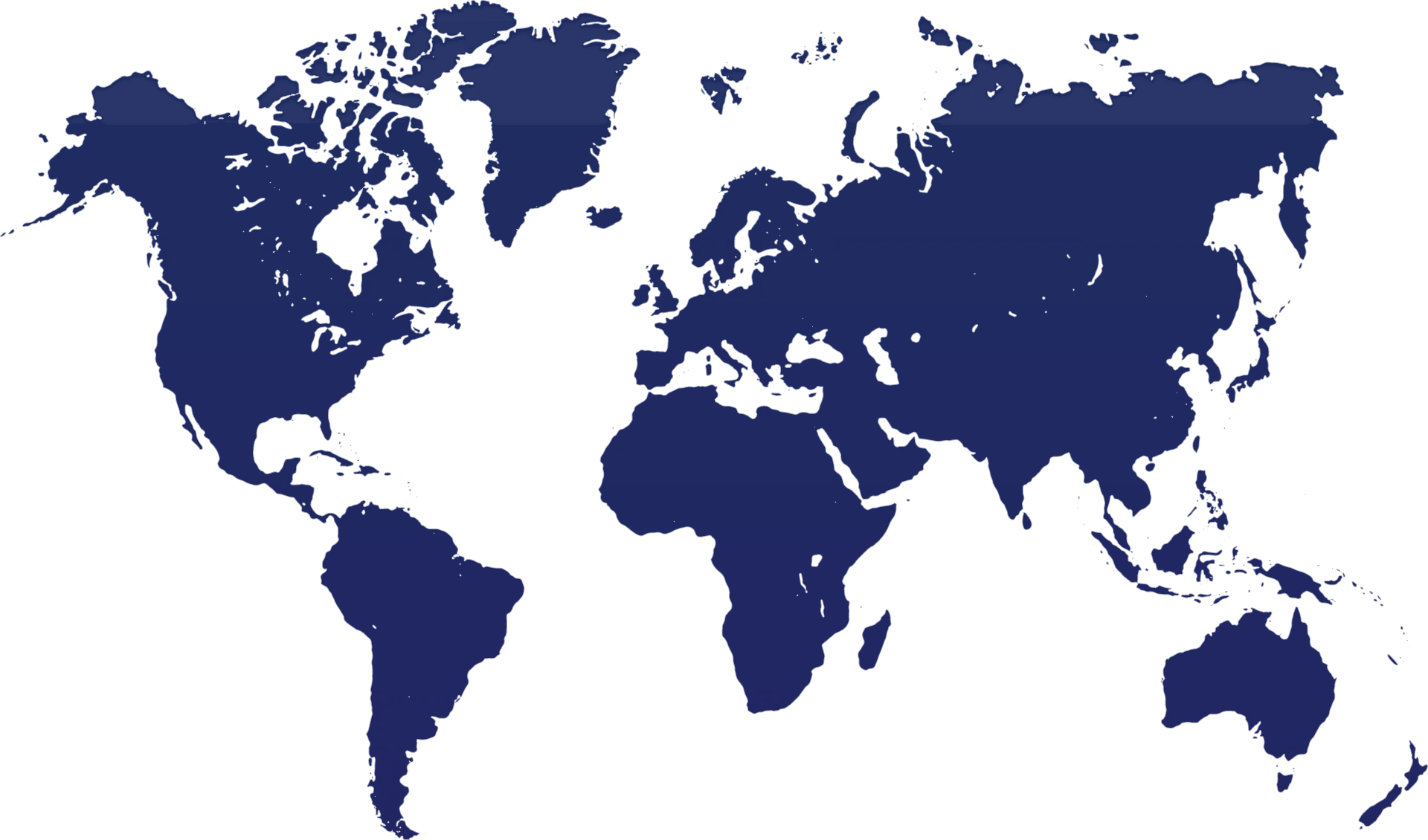 Mapa mundial con ubicación de servidores en España